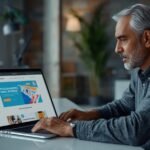 Professional website design for small business owners in the United States, showing modern WordPress layout on a laptop