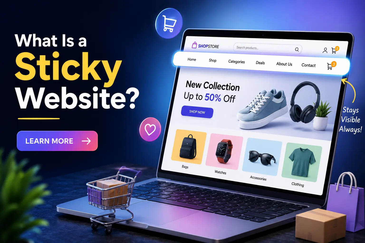 What Is a Sticky Website?