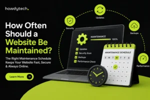 Website maintenance schedule guide