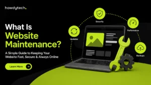 What is Website Maintenance guide banner