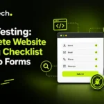 Website form testing checklist with validation and security checks