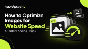 Website image optimization for faster page loading
