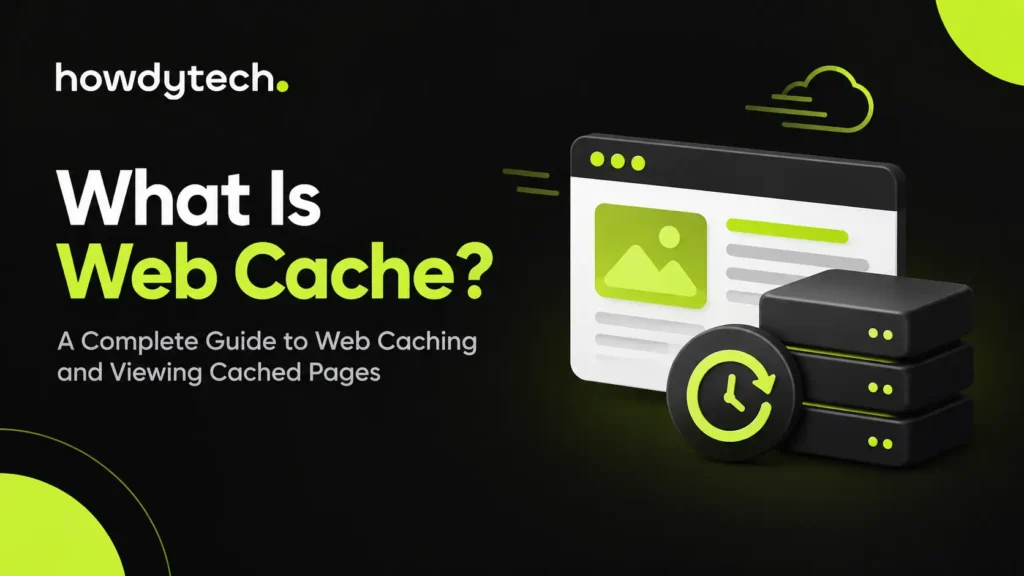 Web cache servers storing cached website pages