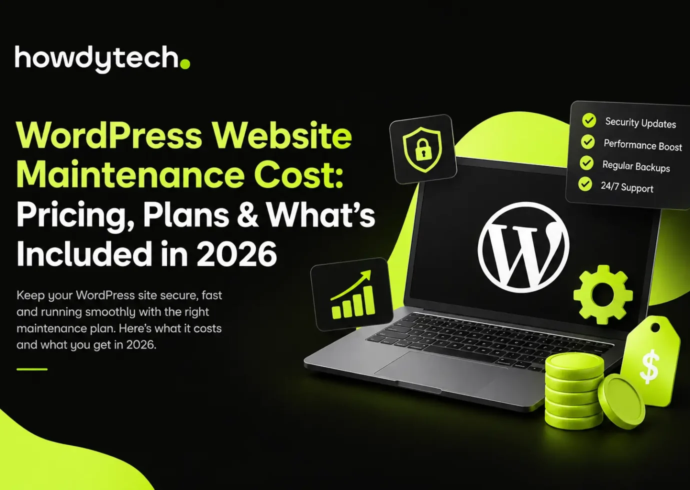 WordPress website maintenance cost and pricing plans 2026
