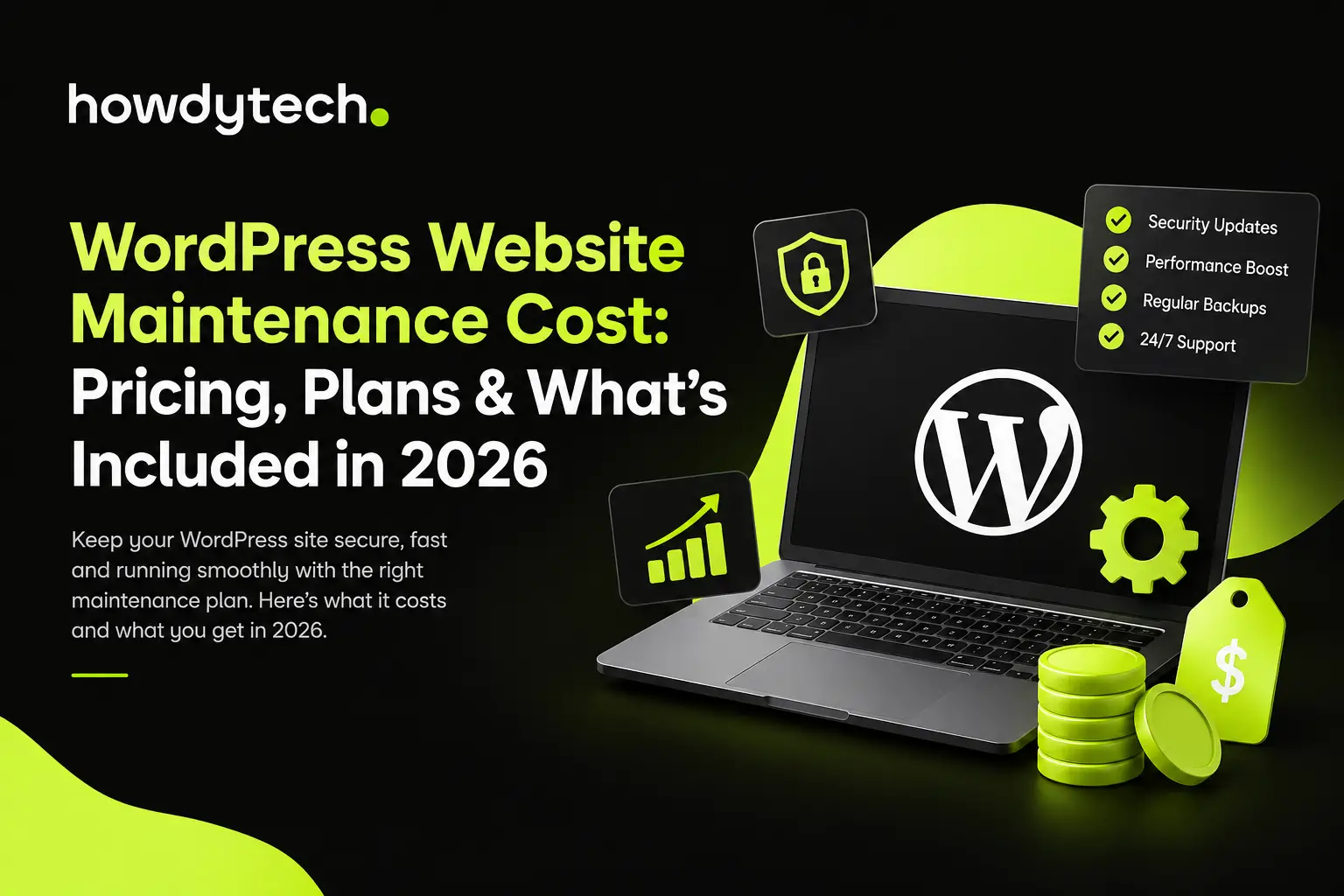 WordPress website maintenance cost and pricing plans 2026