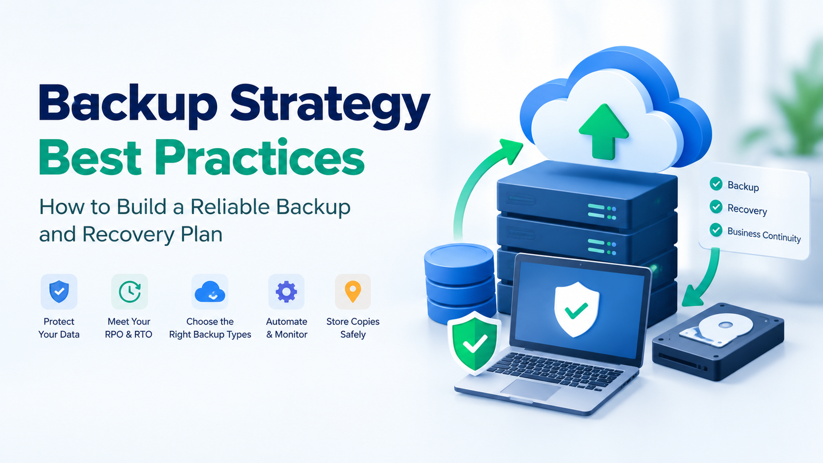 Backup Strategy Best Practices reliable backup and recovery plan