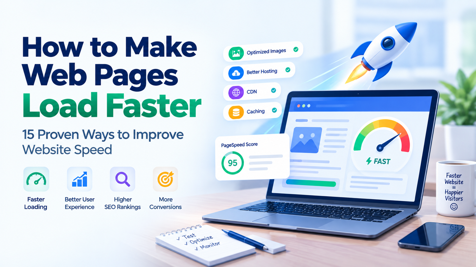 How to make web pages load faster 15 proven ways to improve website speed