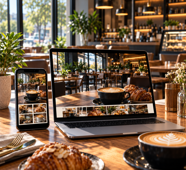 coffee shop website design