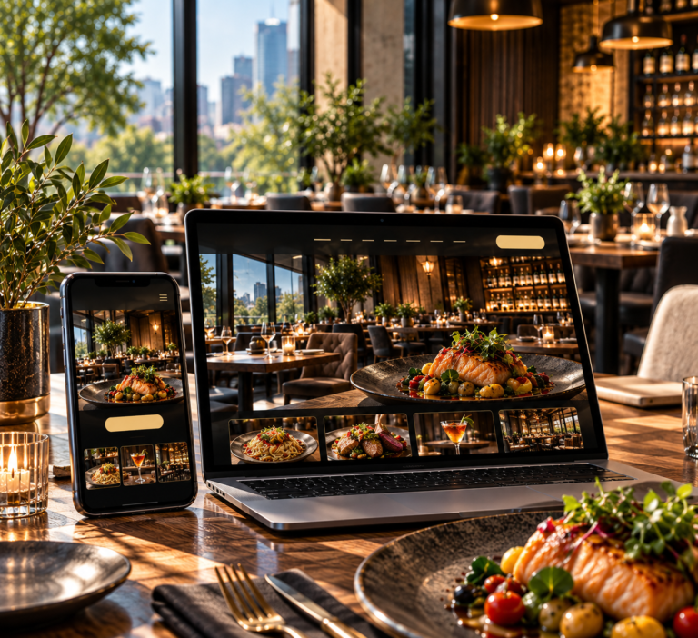 website design services for restaurant / bakery