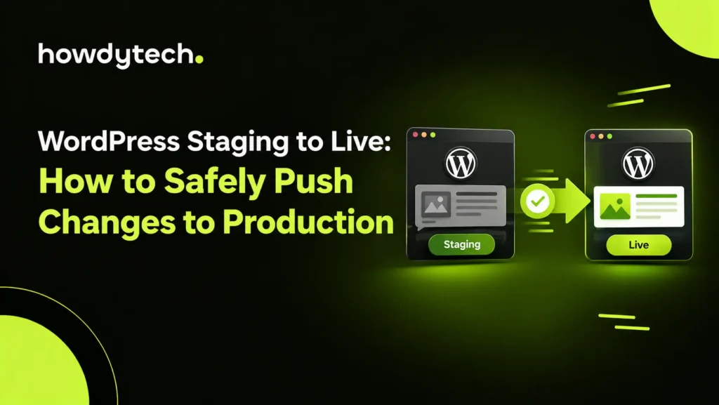 Safely push WordPress staging changes to production