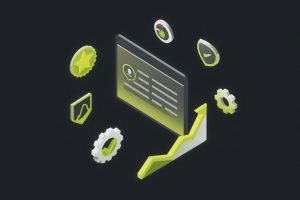 lucid-origin_Dark_background_digital_illustration_isometric_3D_style_ecommerce_store_dashboar-0